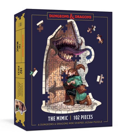 Dungeons & Dragons Mini Shaped Jigsaw Puzzle: Mimic image 0